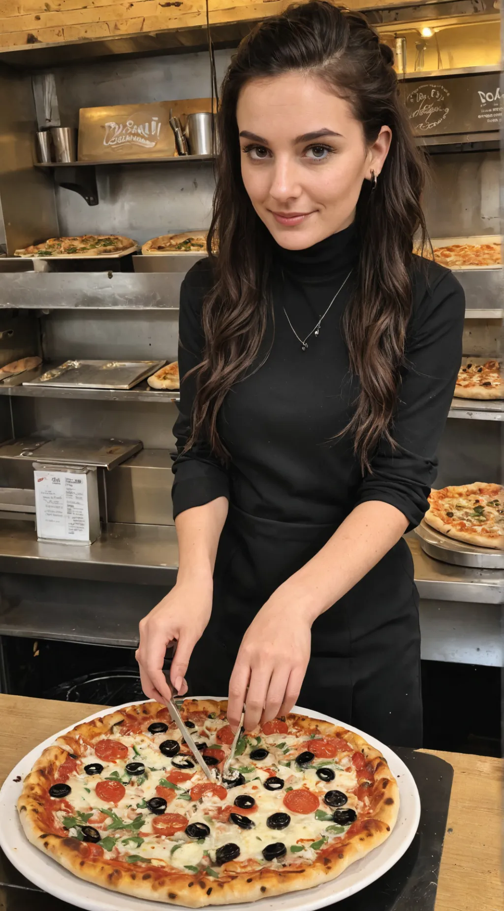 ai character: Pizzeria Italia  background