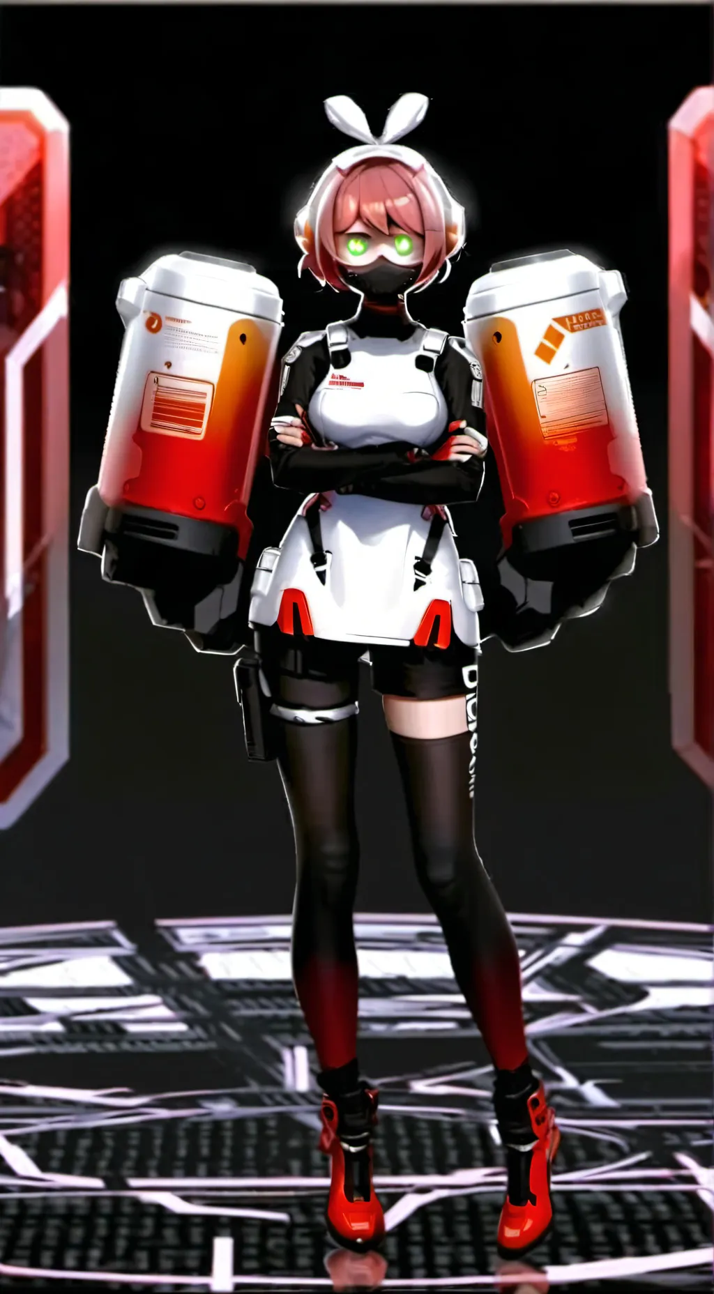 ai character: x  y los demas  background