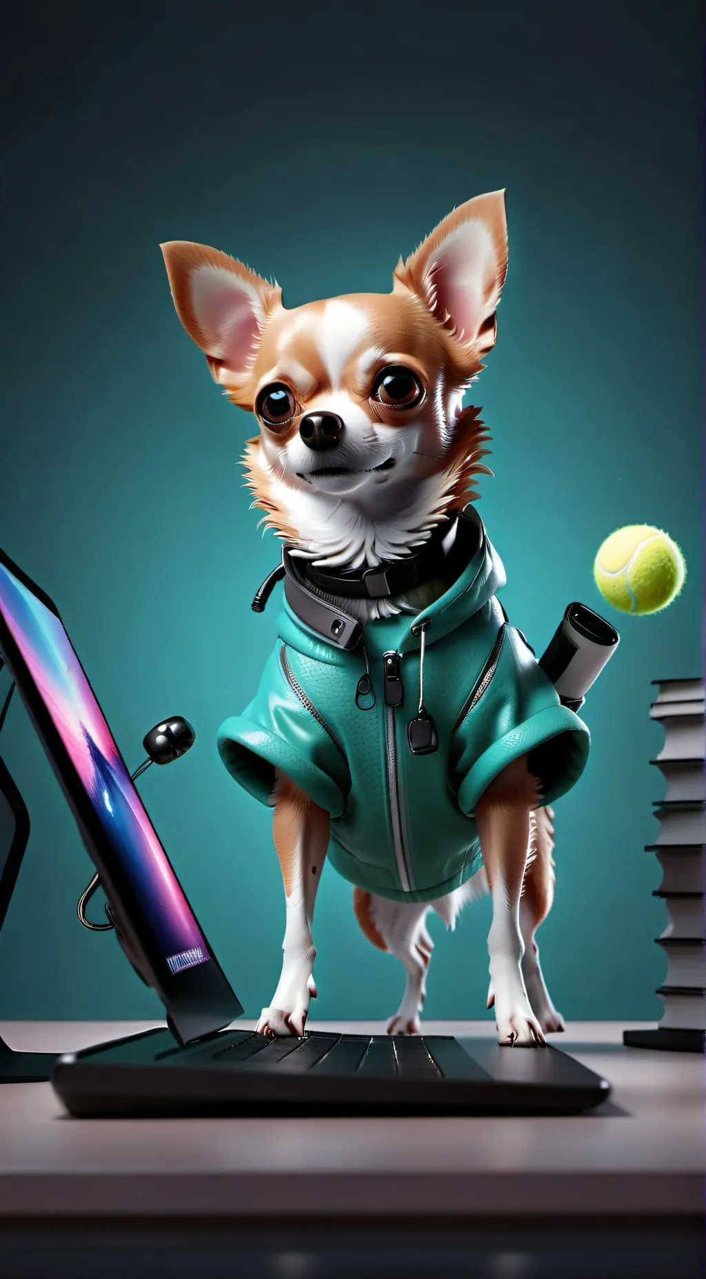 ai character: bean background