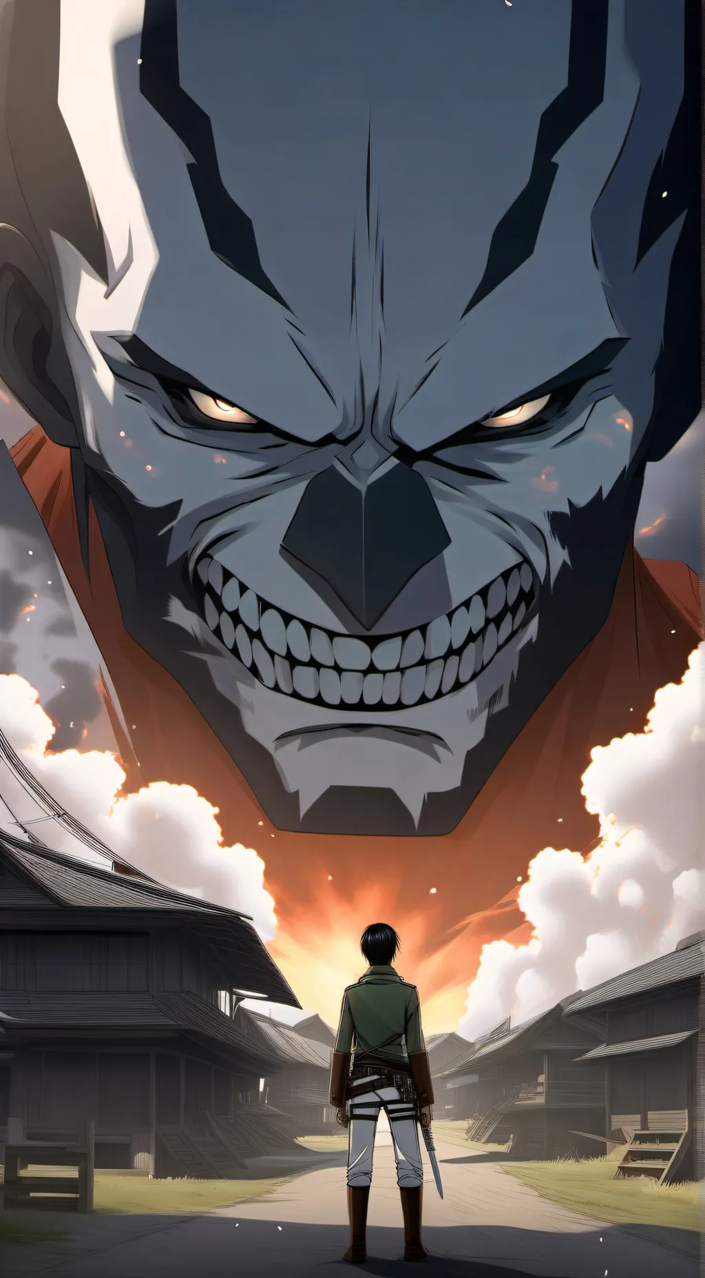 ai character: AOT season 1 background