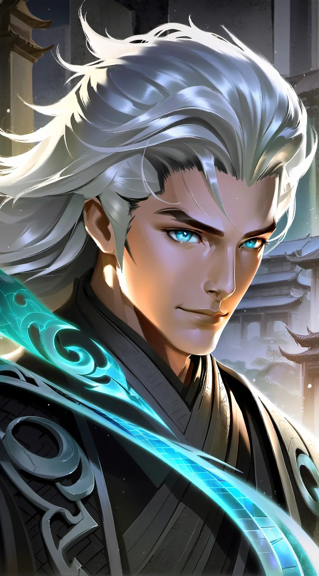 ai character: Satouro Gojo background