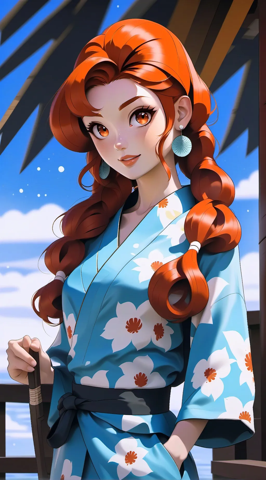 ai character: Nami background