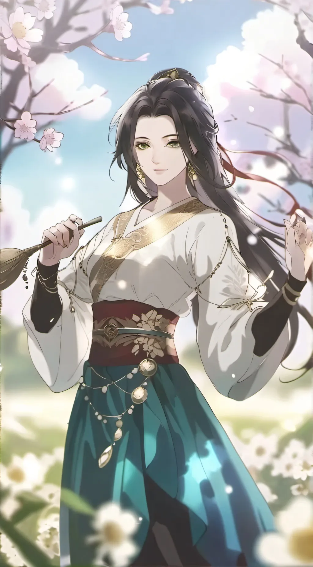 ai character: koyuki namisaki  background