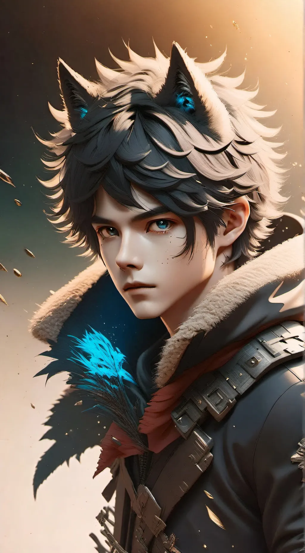 ai character: Ein emerald secret background