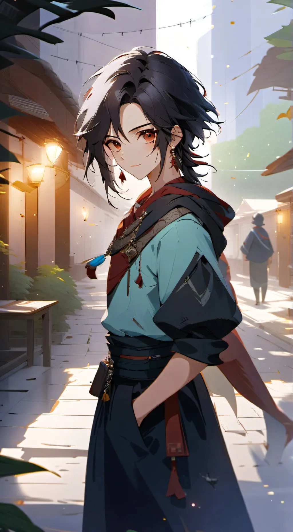 ai character: Enemies to lovers background