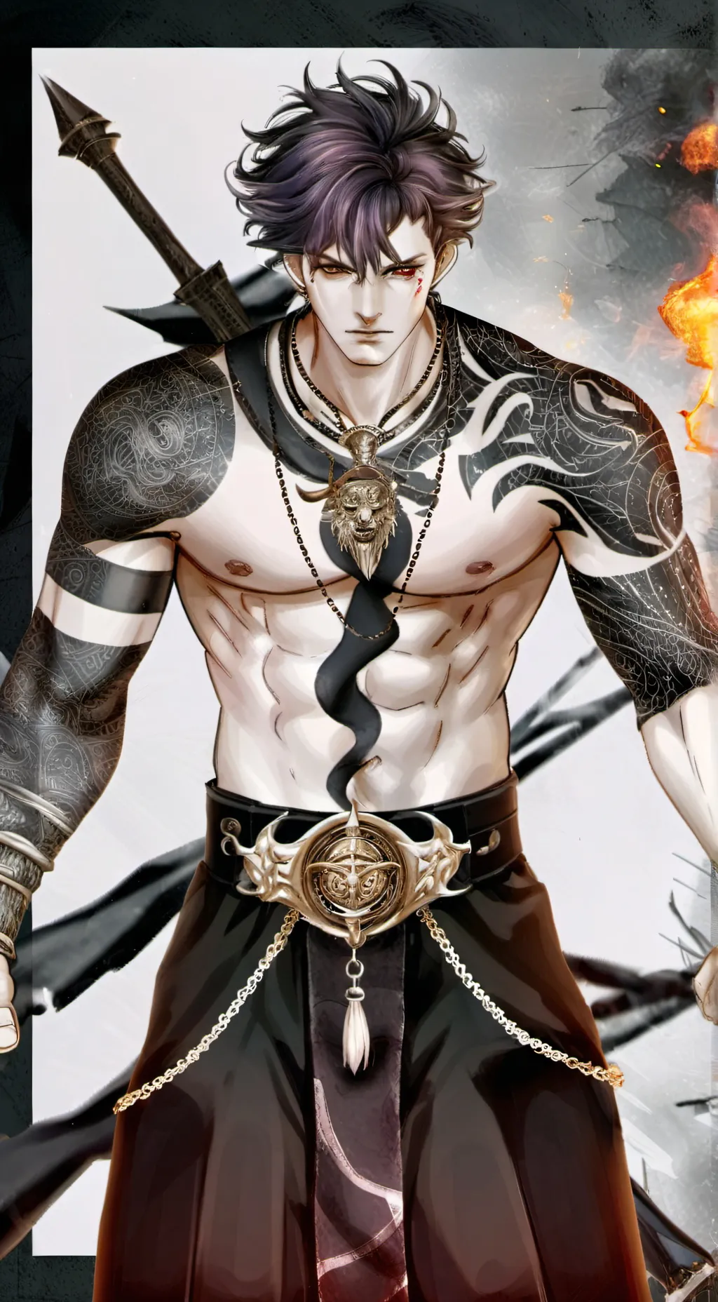 ai character: Code The Lycan background