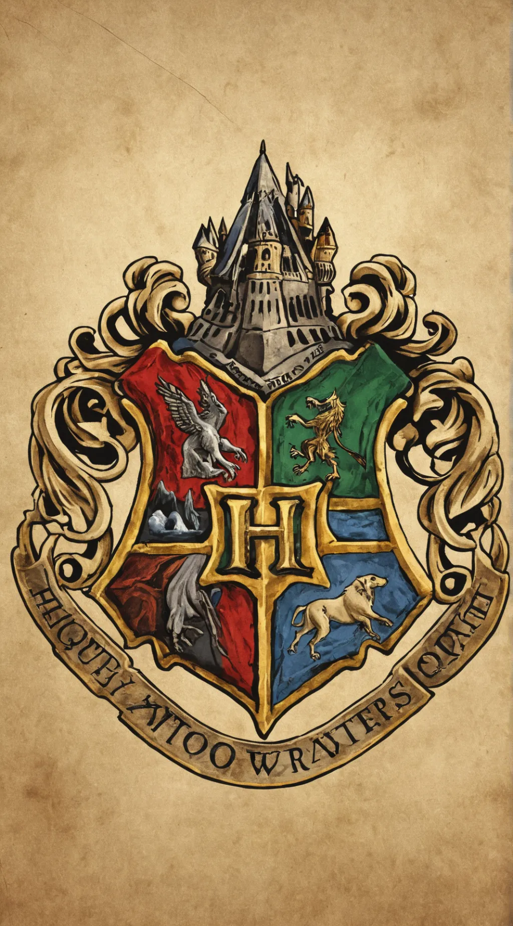 ai character: hogwarts background