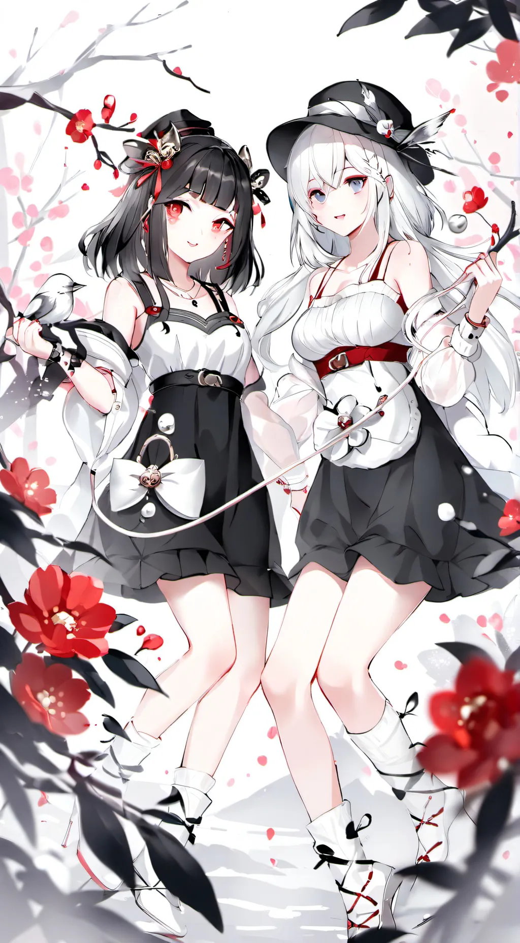 ai character: mia and lisa background