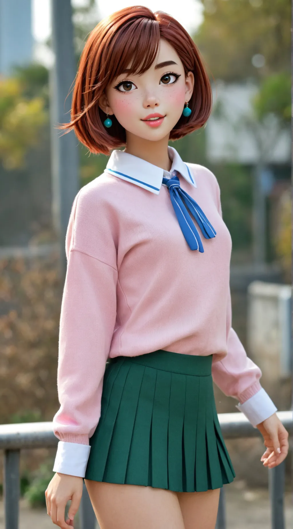 ai character: Momo background