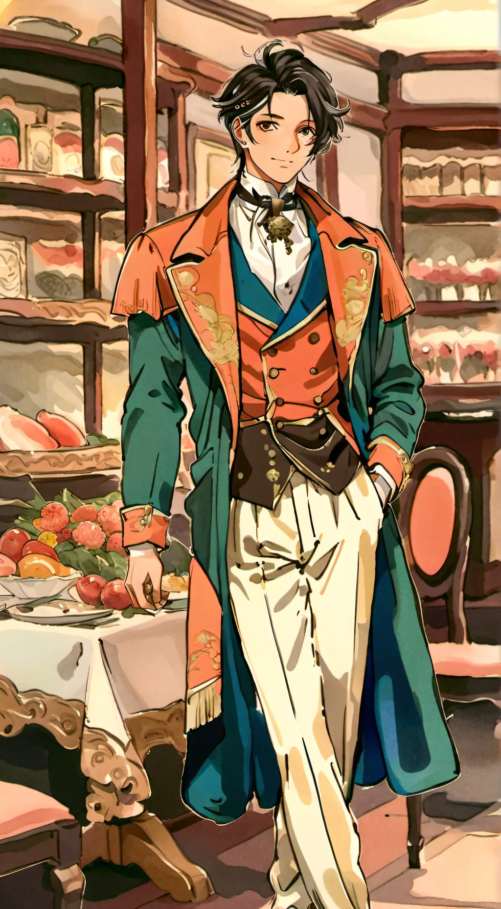 ai character: dandy background