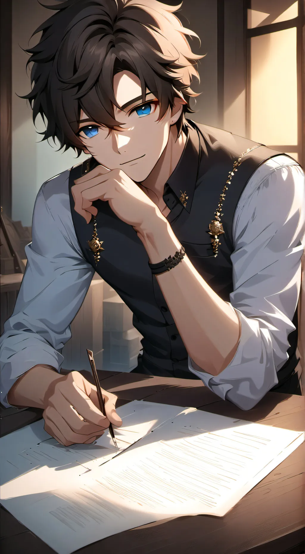ai character: Arnais big bro background