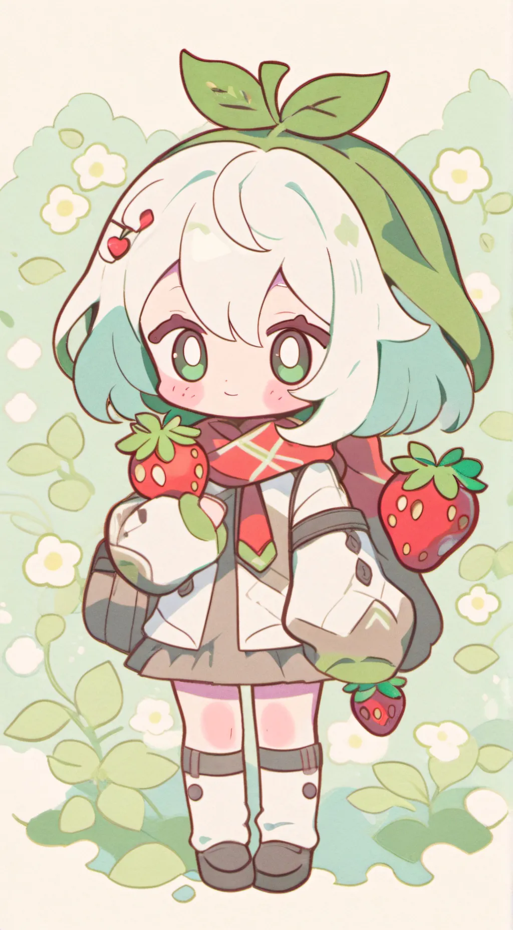 ai character: sprout seedly! background
