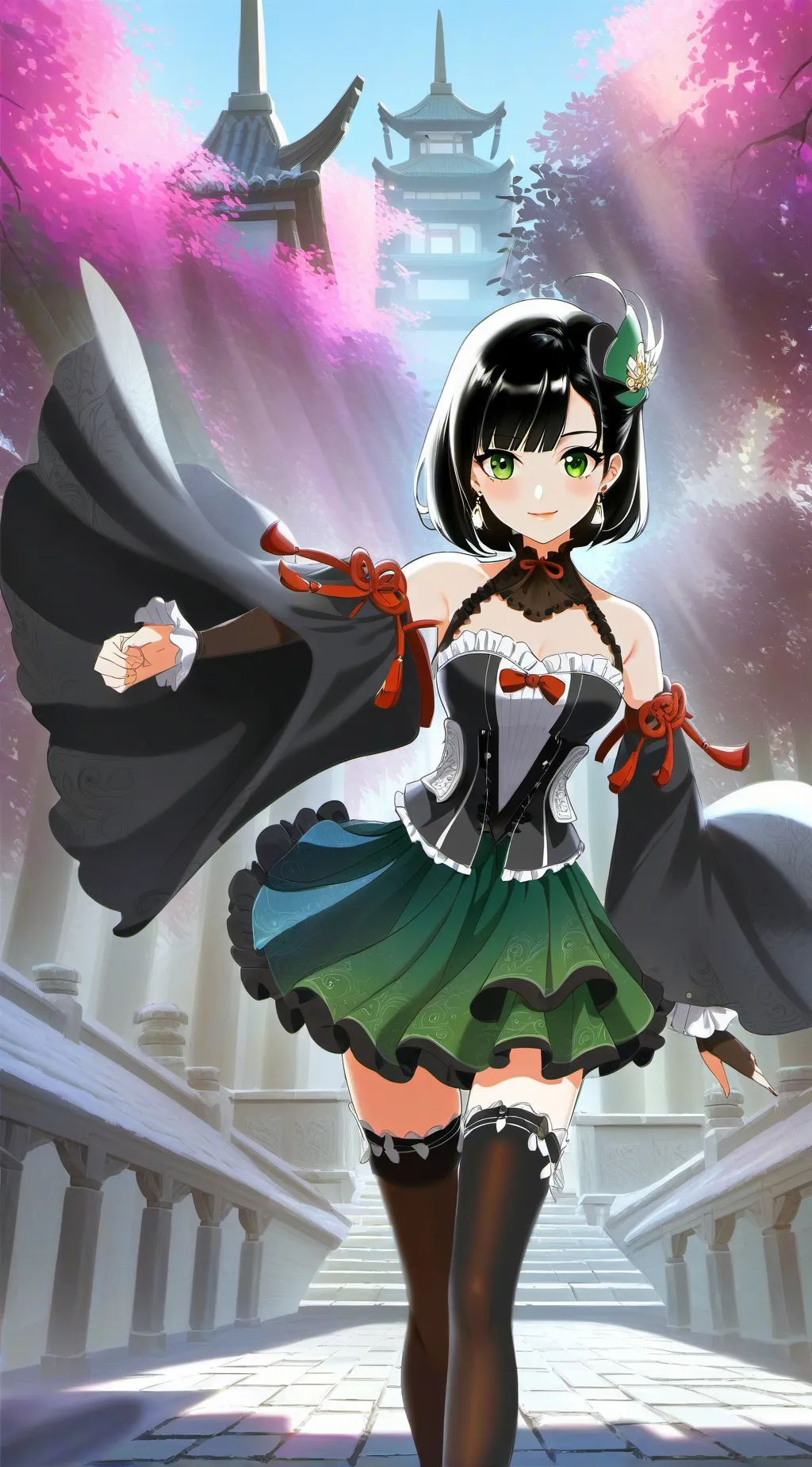 ai character: Emily. background