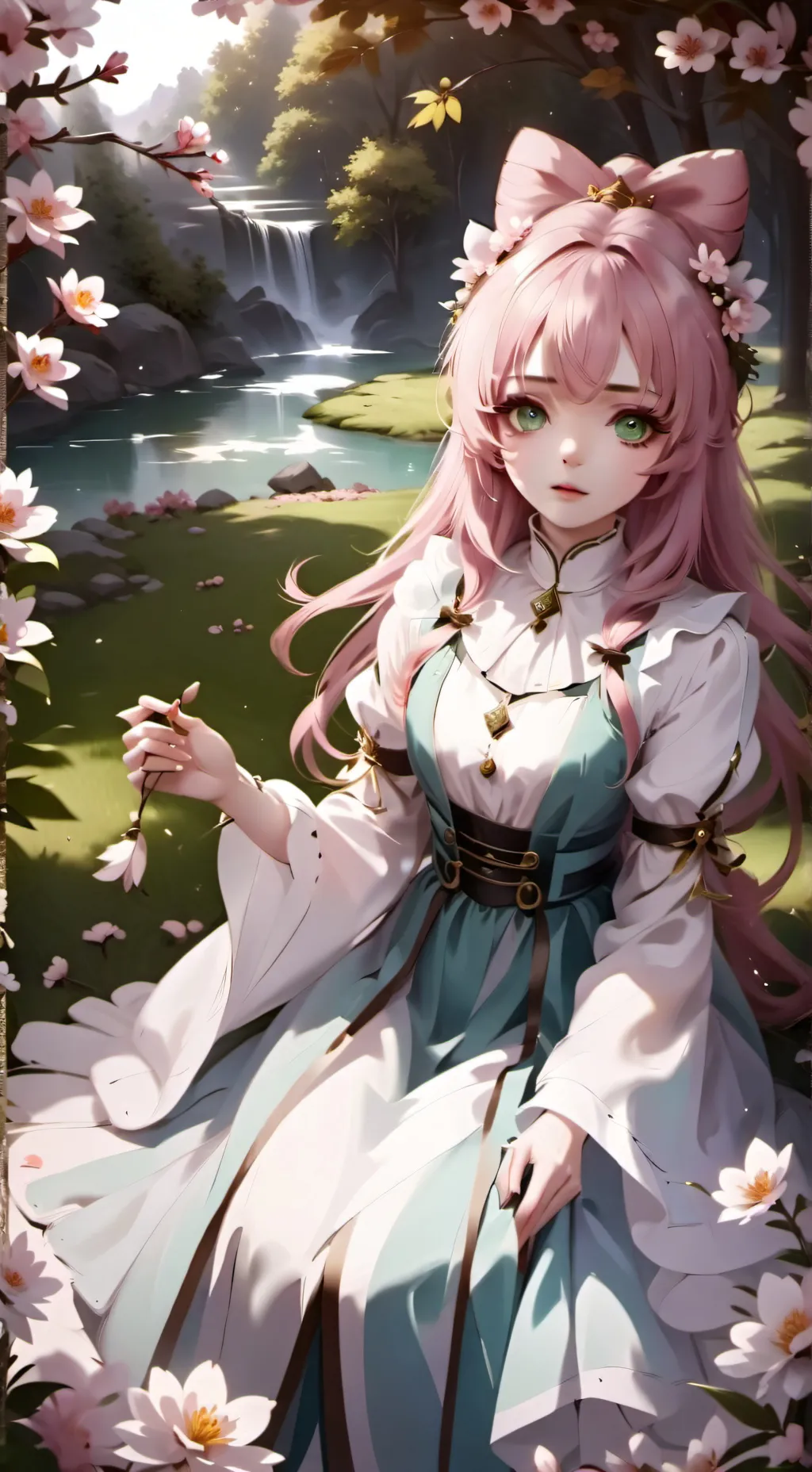 ai character: Tomioka y Genya background