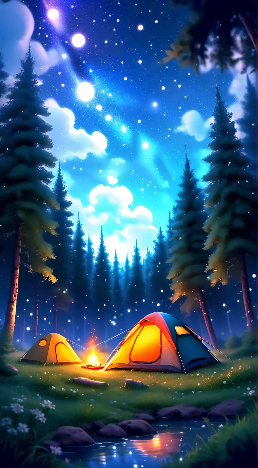 ai character: sprunki camper background
