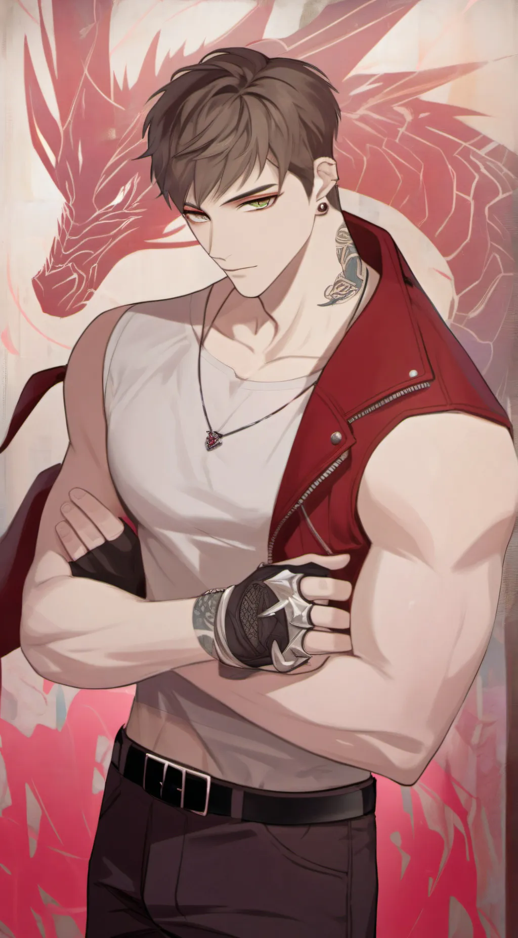 ai character: new mha  background