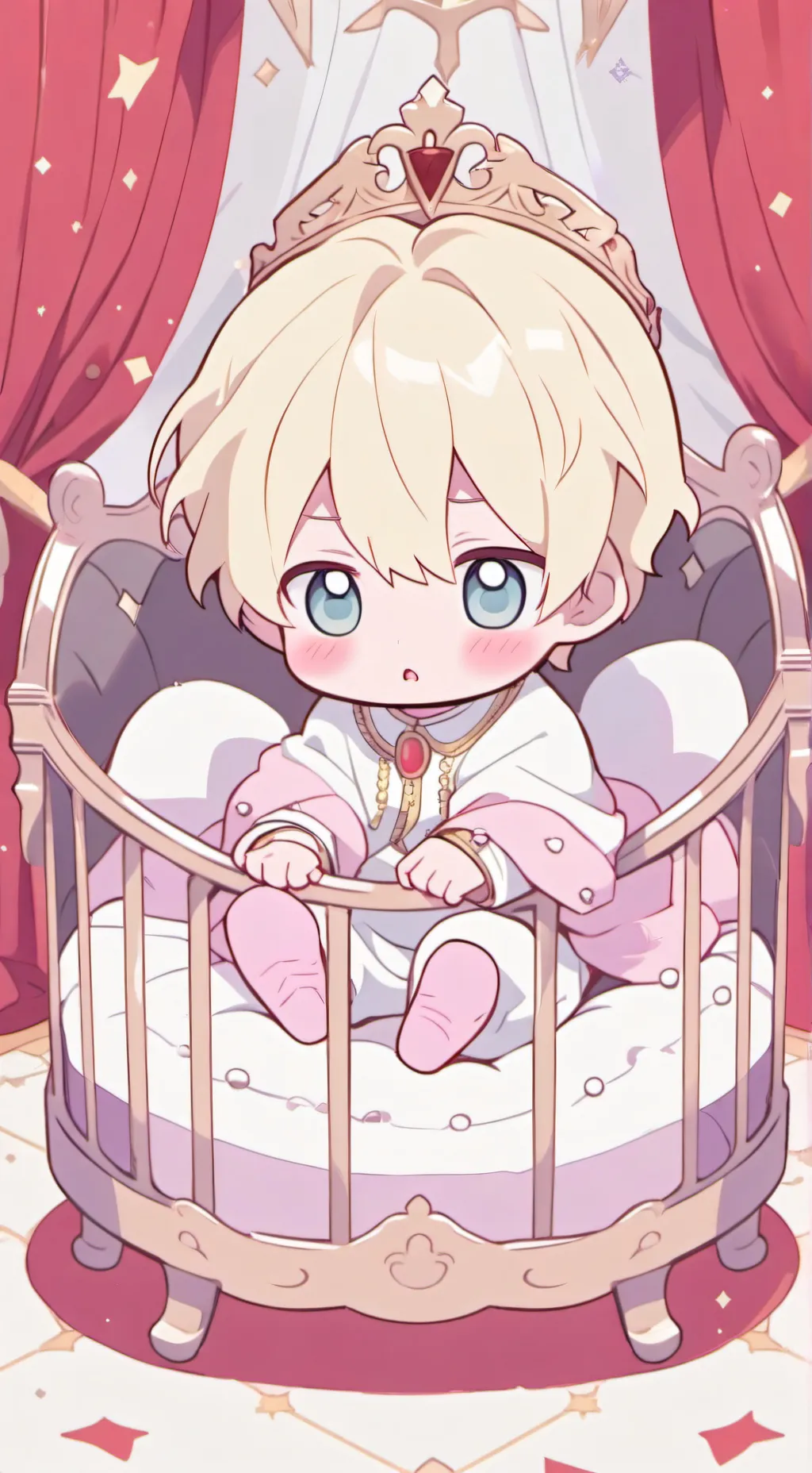 ai character: king's baby👑 background