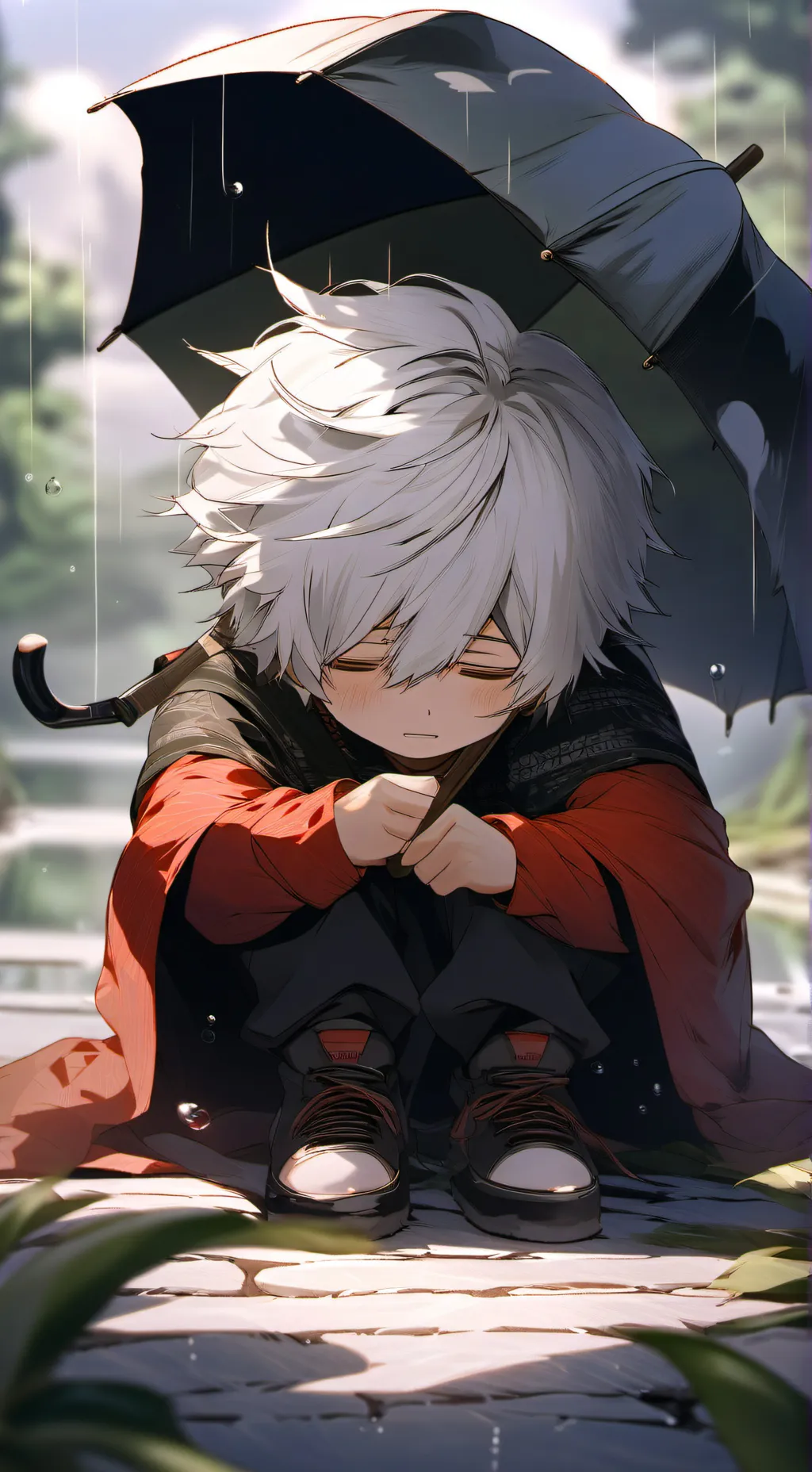 ai character: chico huérfano 💔 background