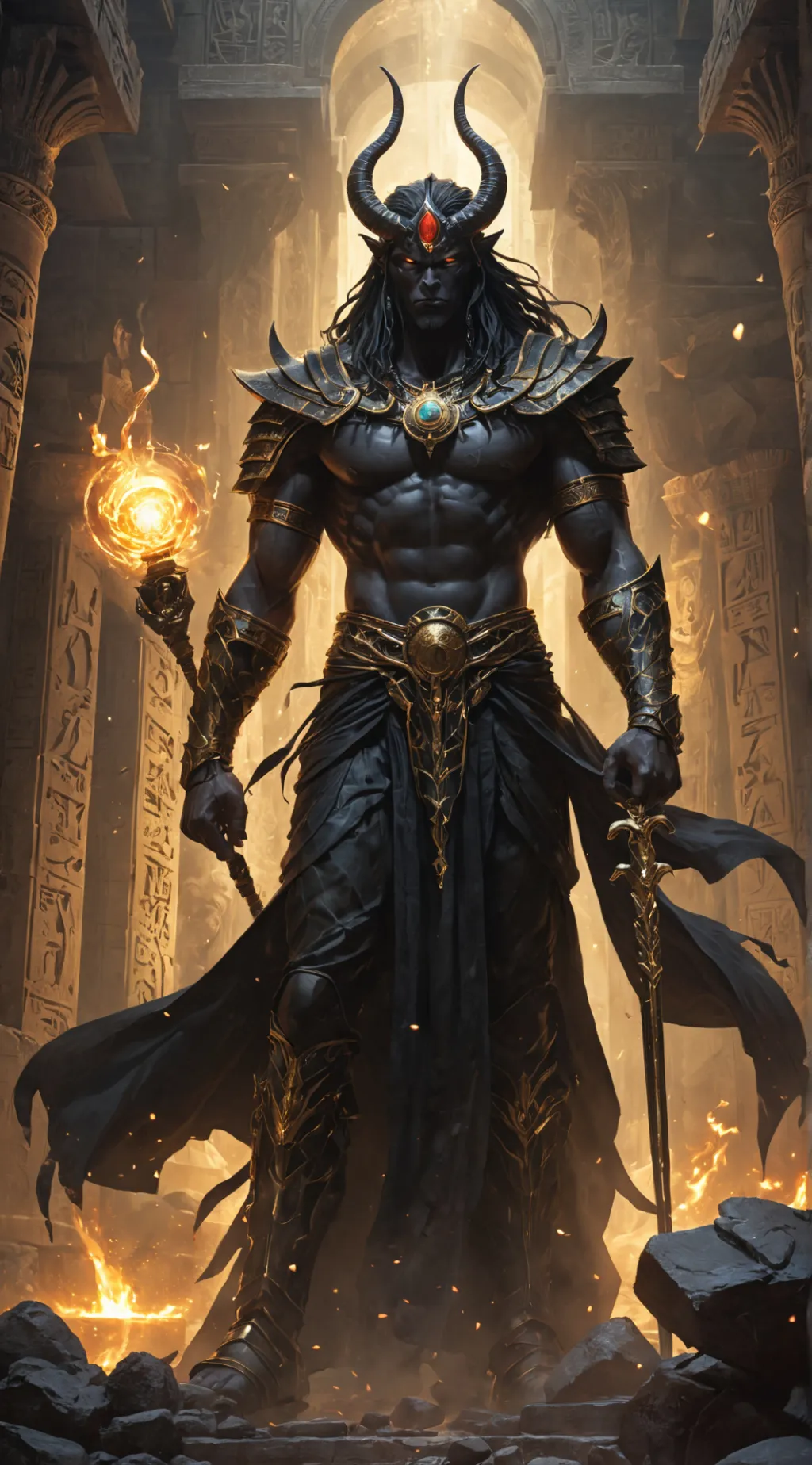 ai character: Azazel background
