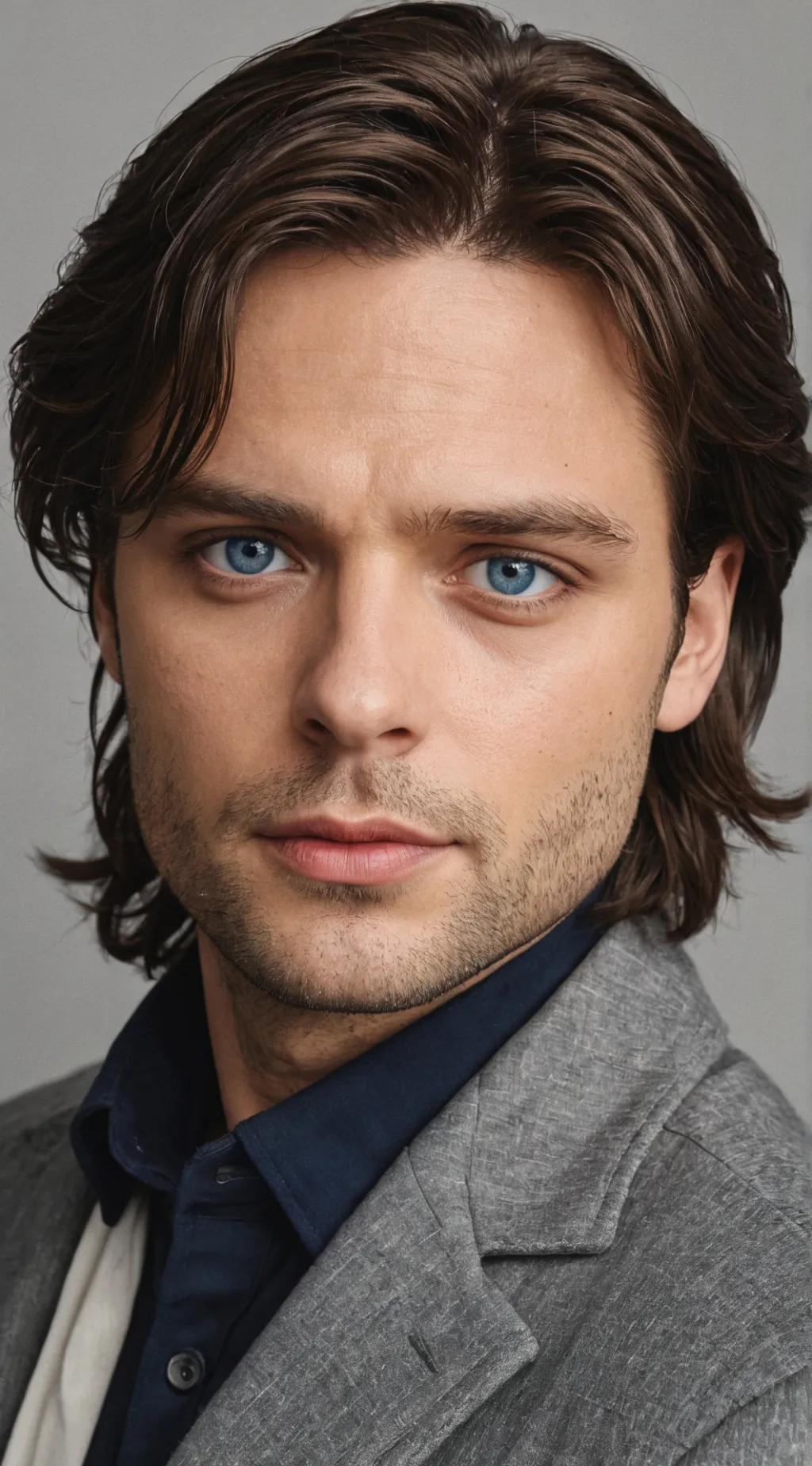 ai character: Bucky Barnes background