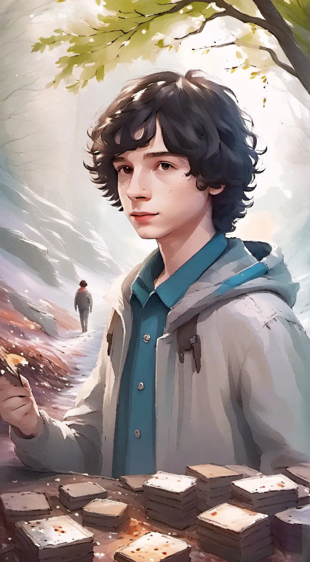 ai character: Finn wolfhard background