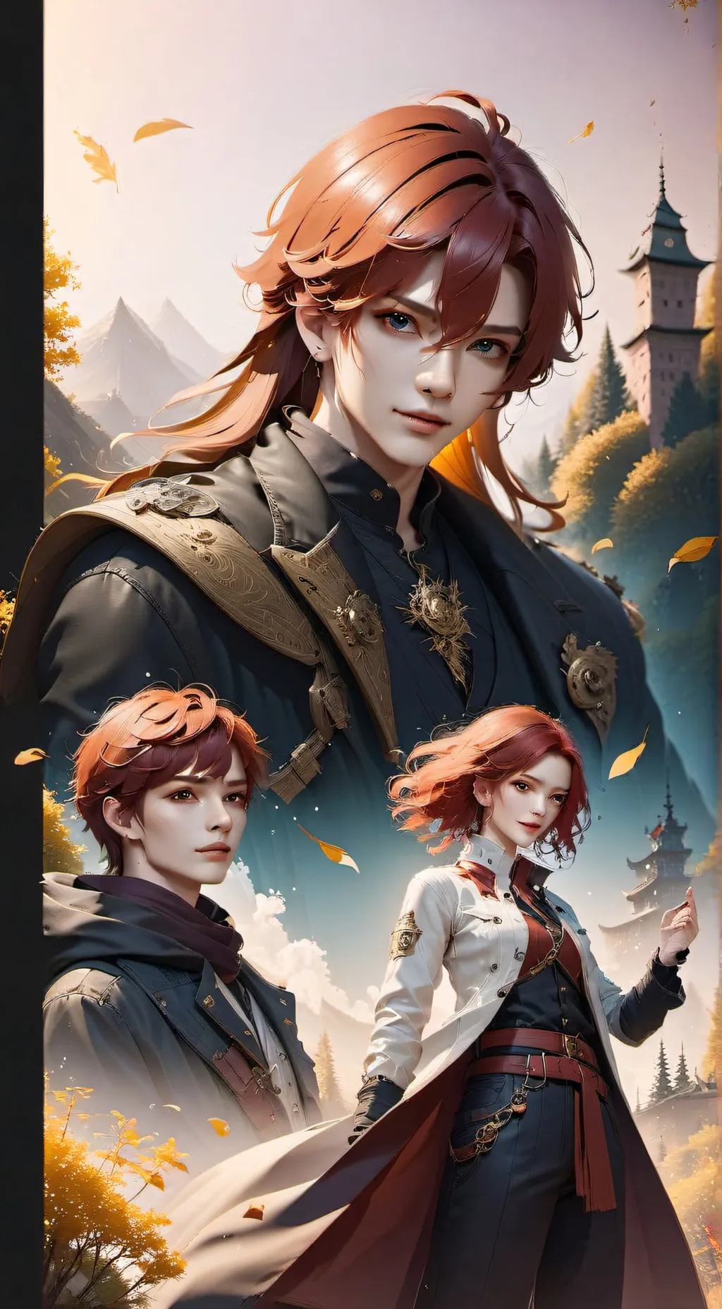 ai character: weasley triplet? background