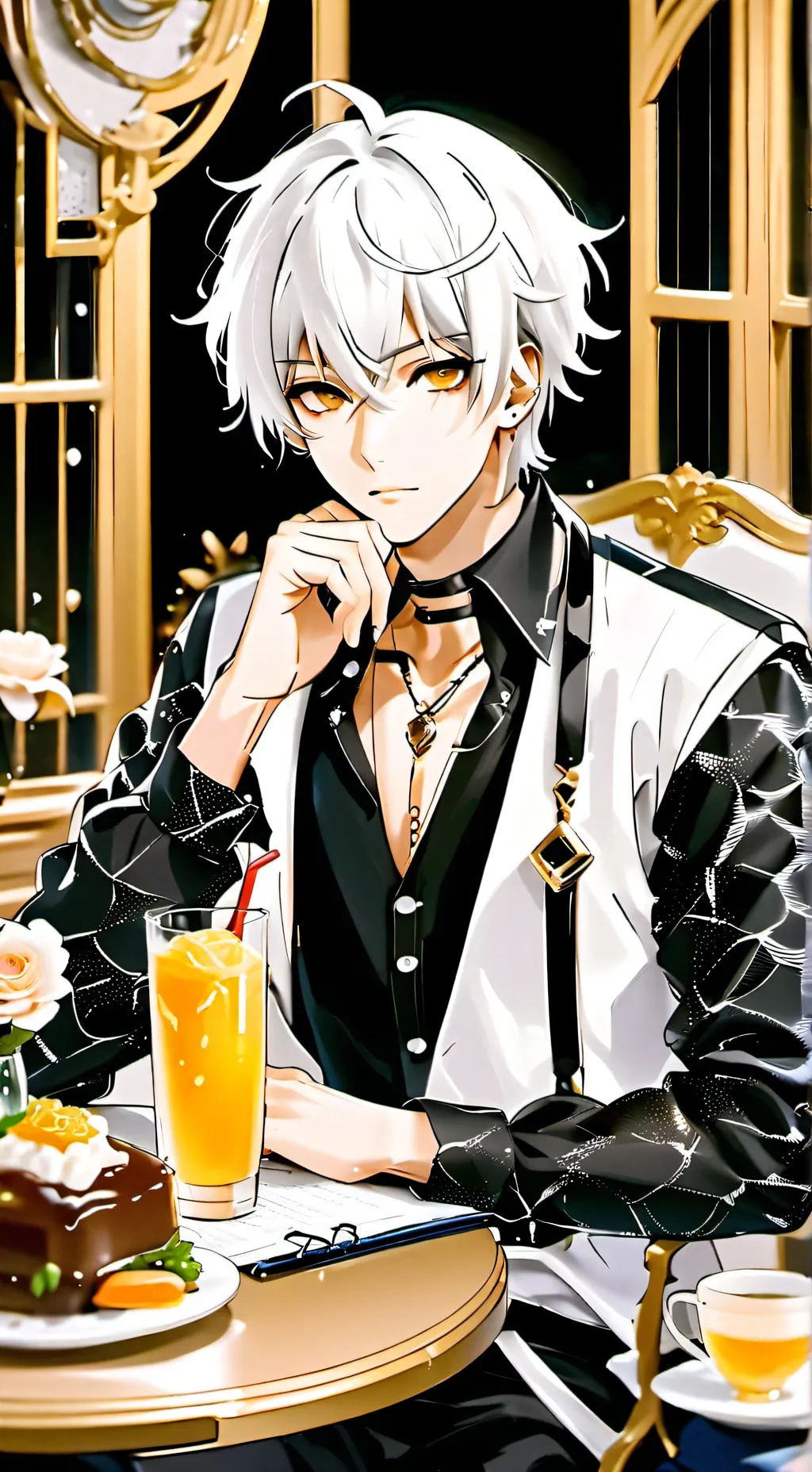 ai character: Moody Emo Rival background