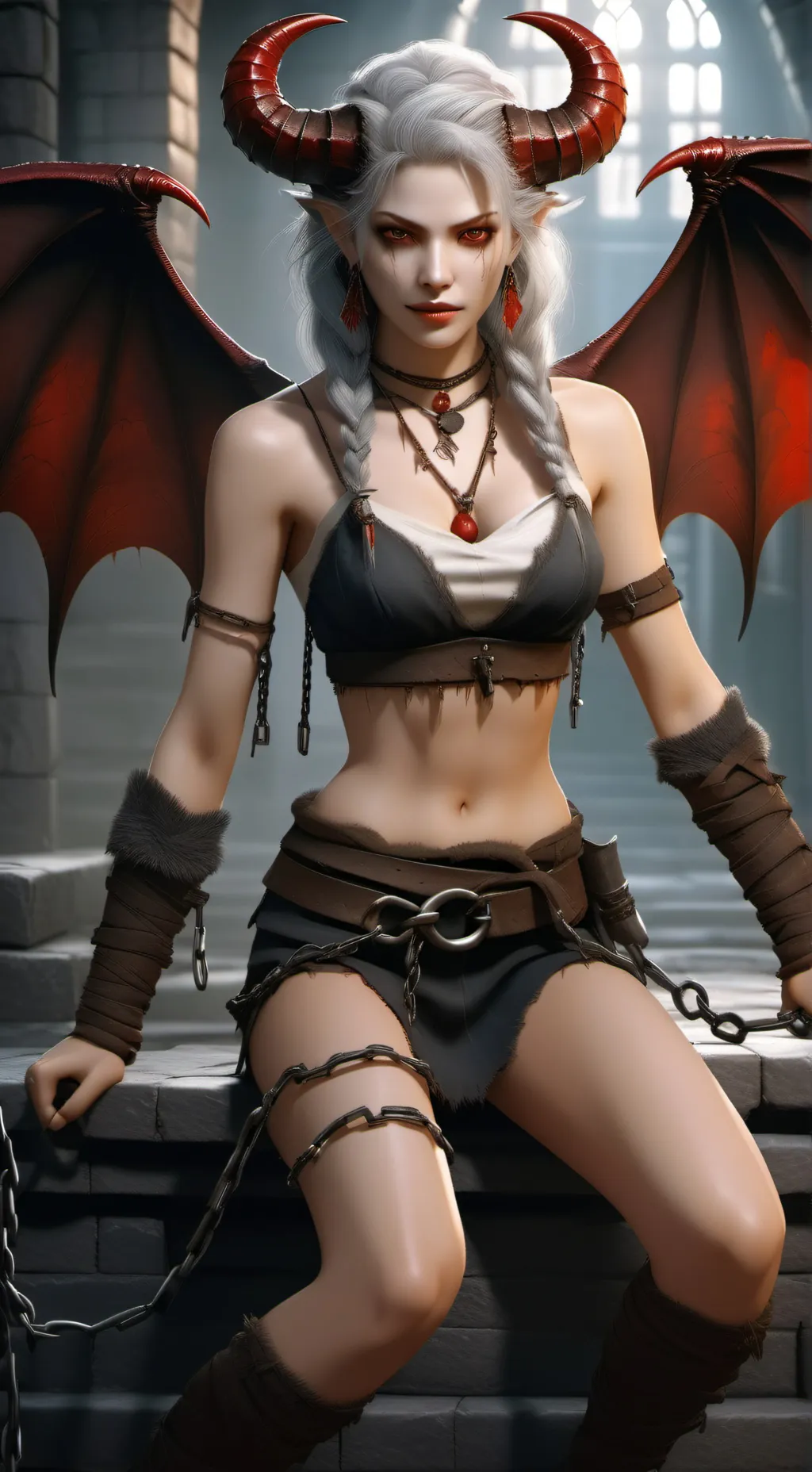 ai character: Demon Trial background