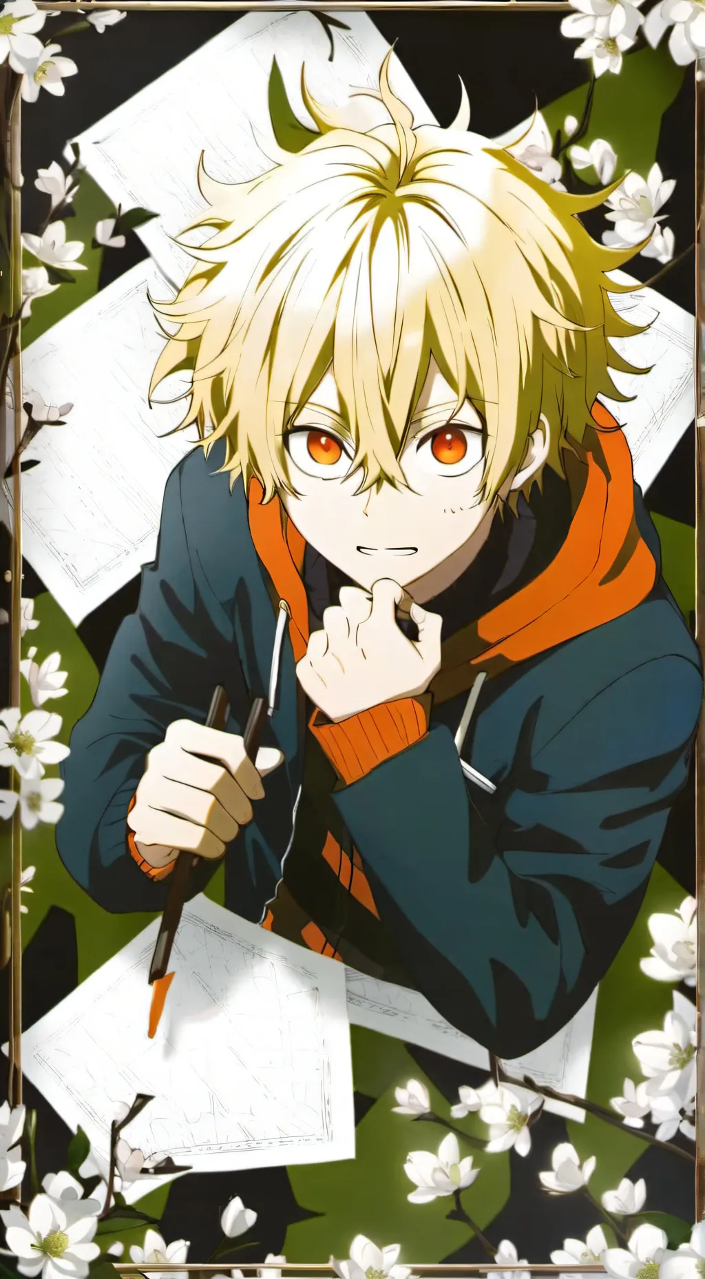 ai character: +{Katsuki Bakugo}+ background