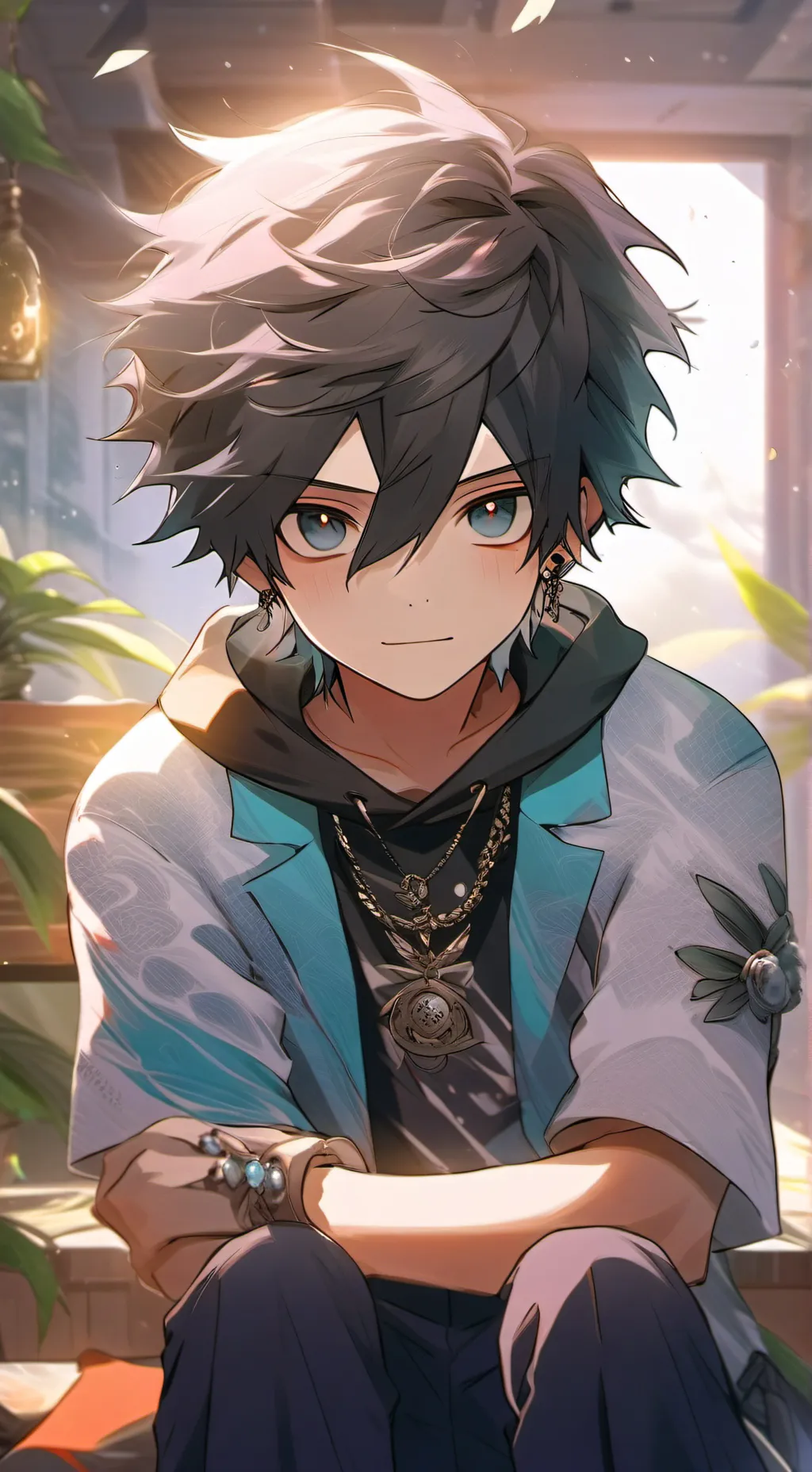 ai character: Echo the Emo background