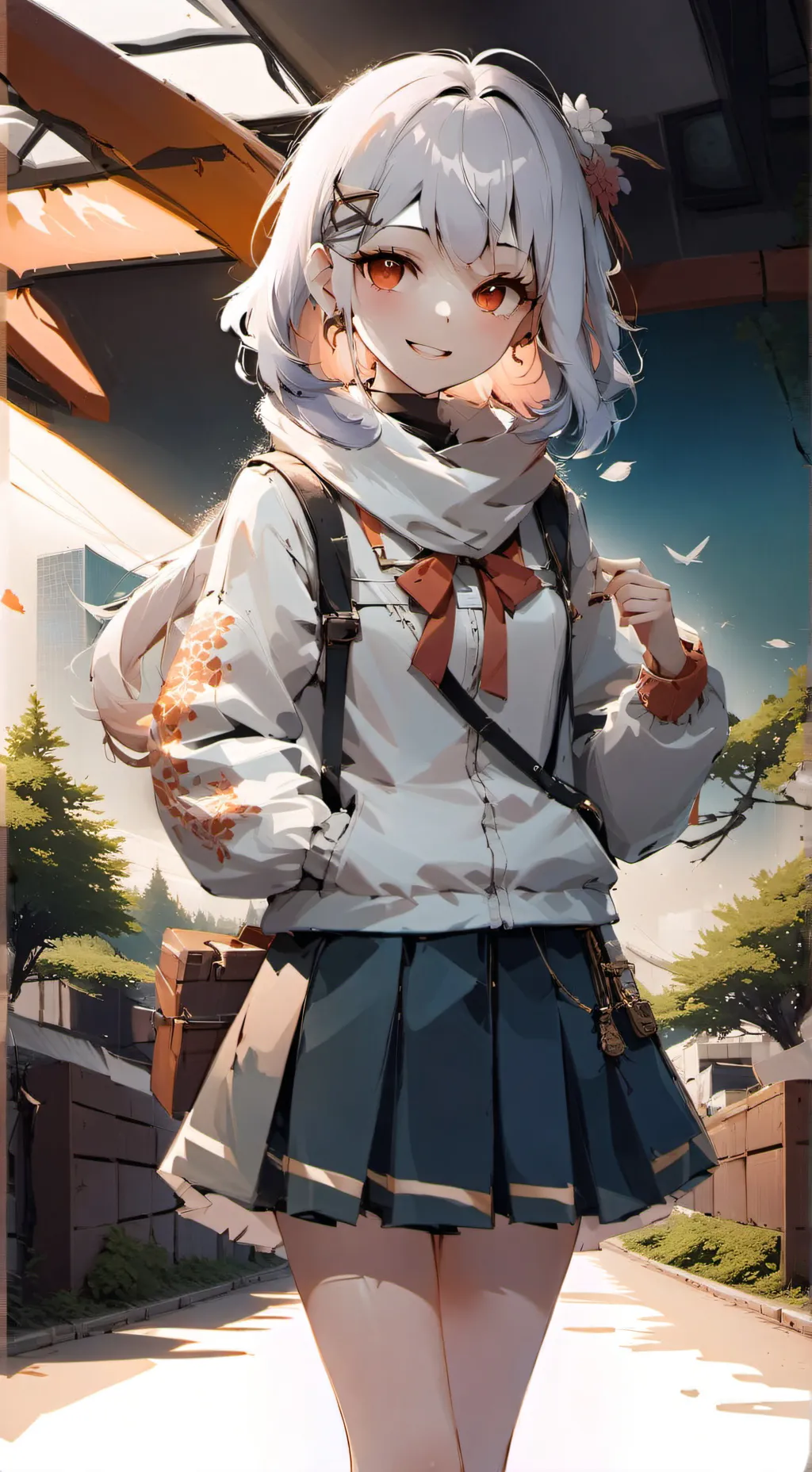 ai character: Annie  background