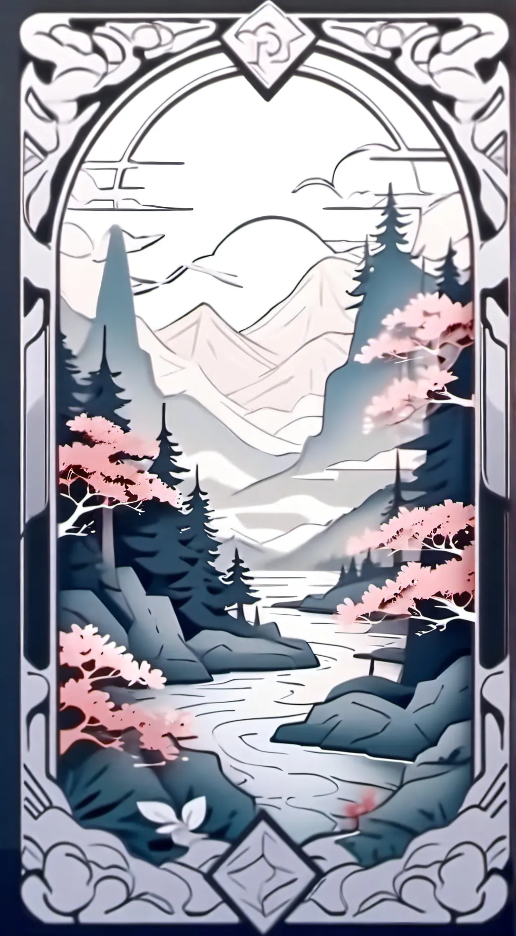 ai character: Luna and Shiella background