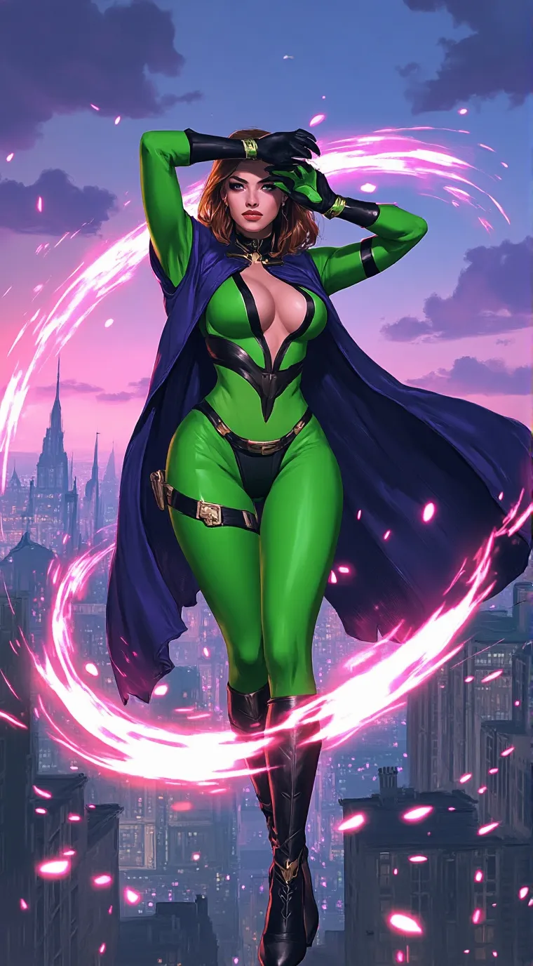 ai character: Nova Blaze background