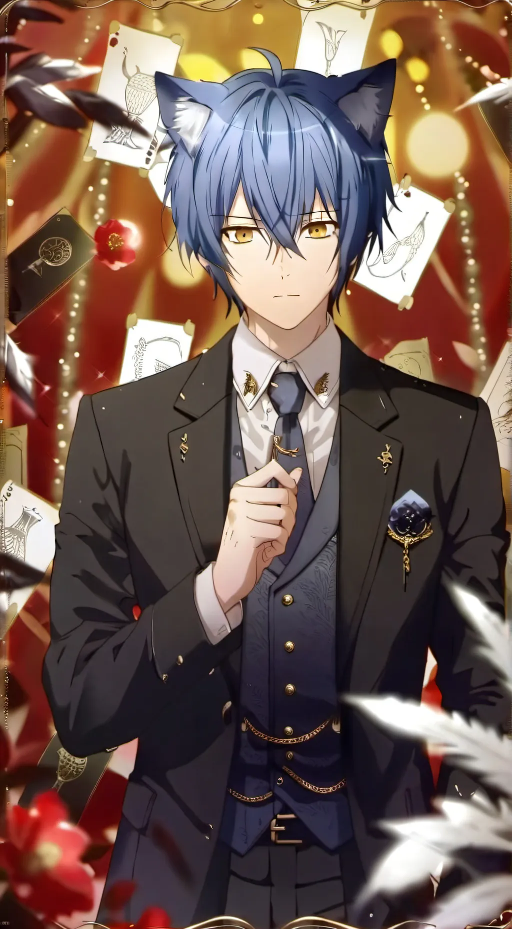 ai character: Tsukiyomi Ikuto background