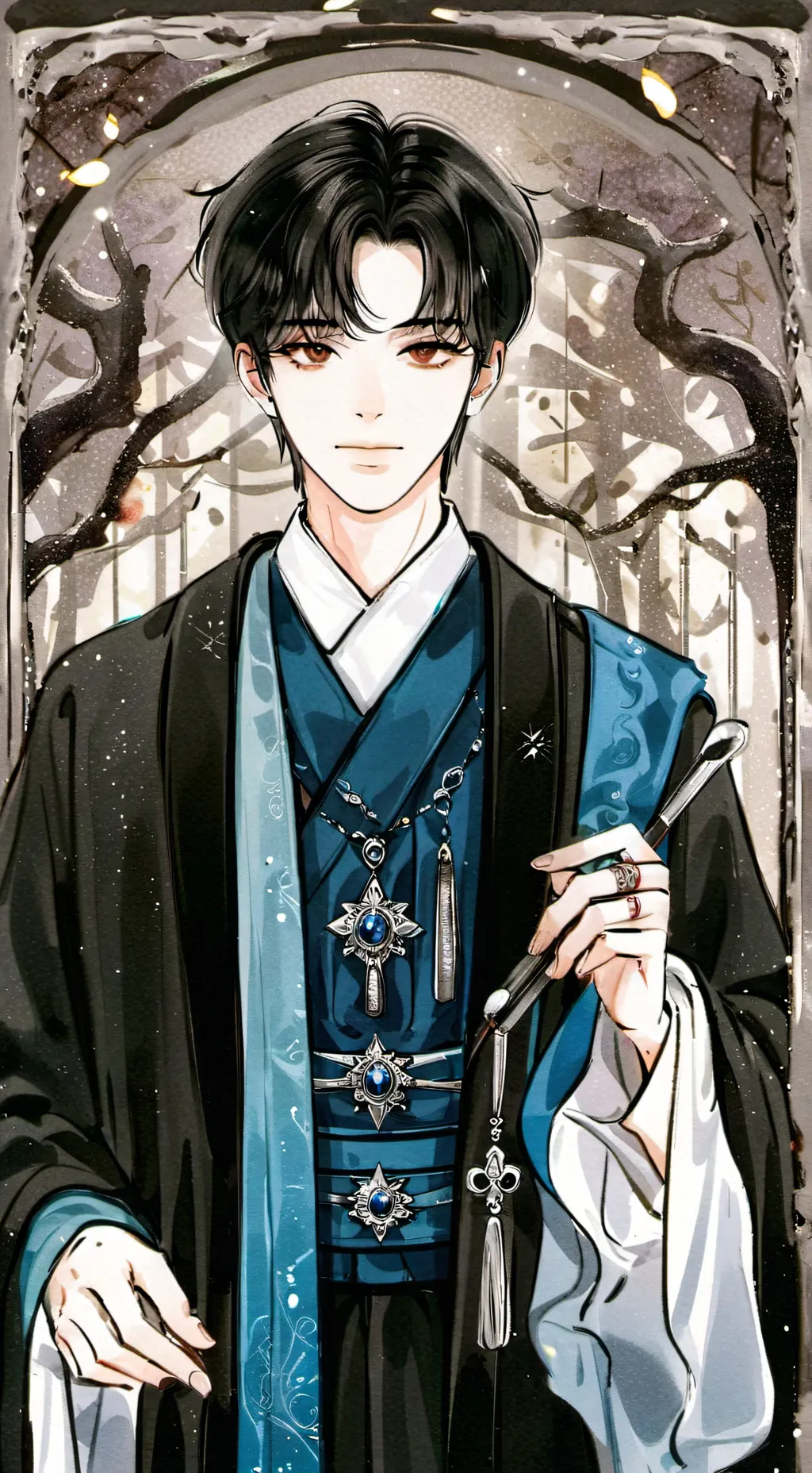 ai character: Fat medicine ￼ background
