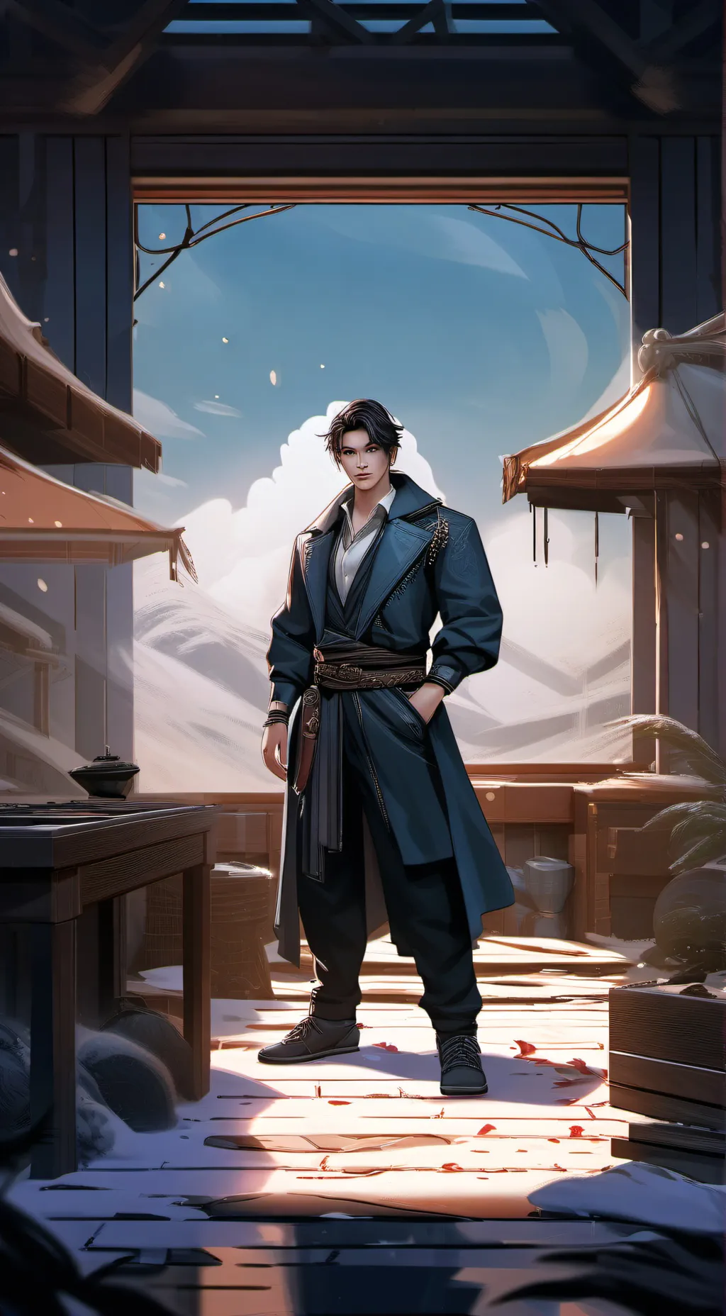 ai character: Sarto  background