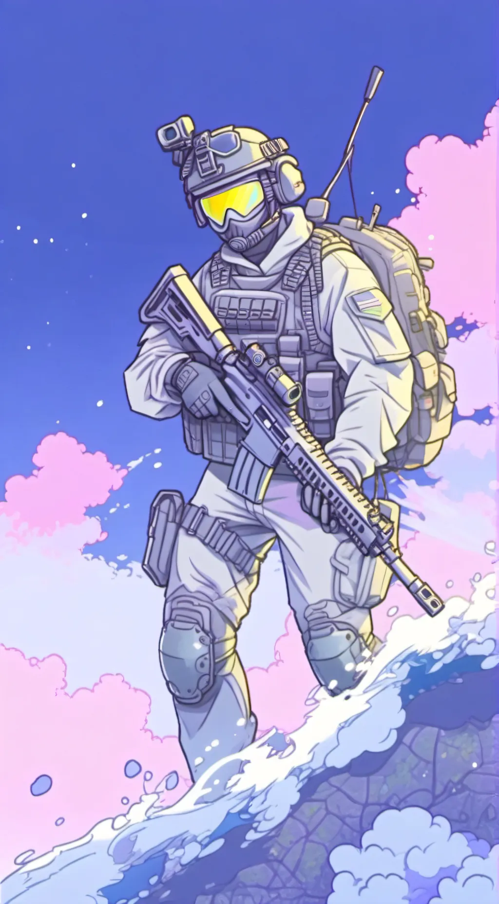ai character: call of duty(sick) background