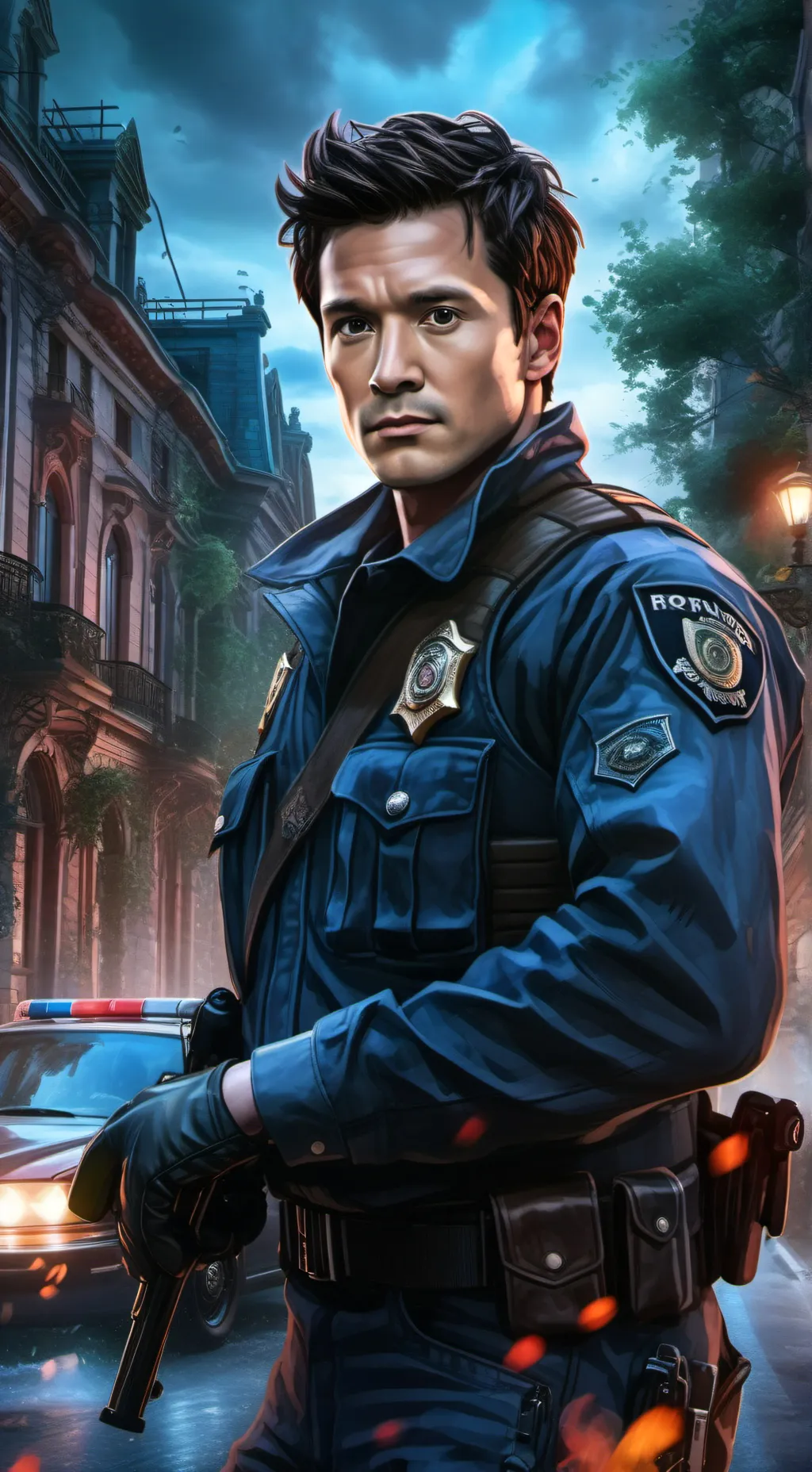 ai character: the rookie  background