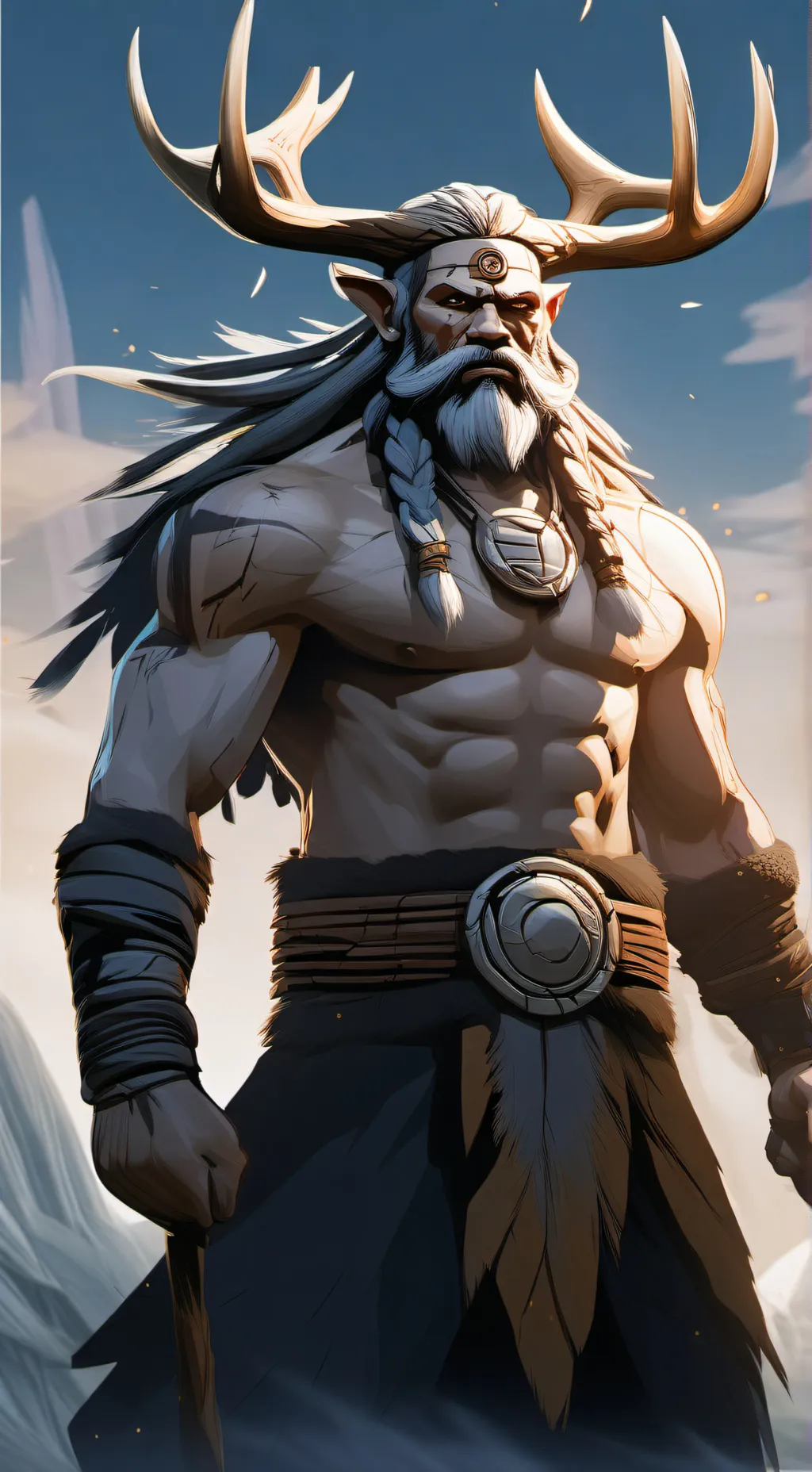 ai character: Southmann background