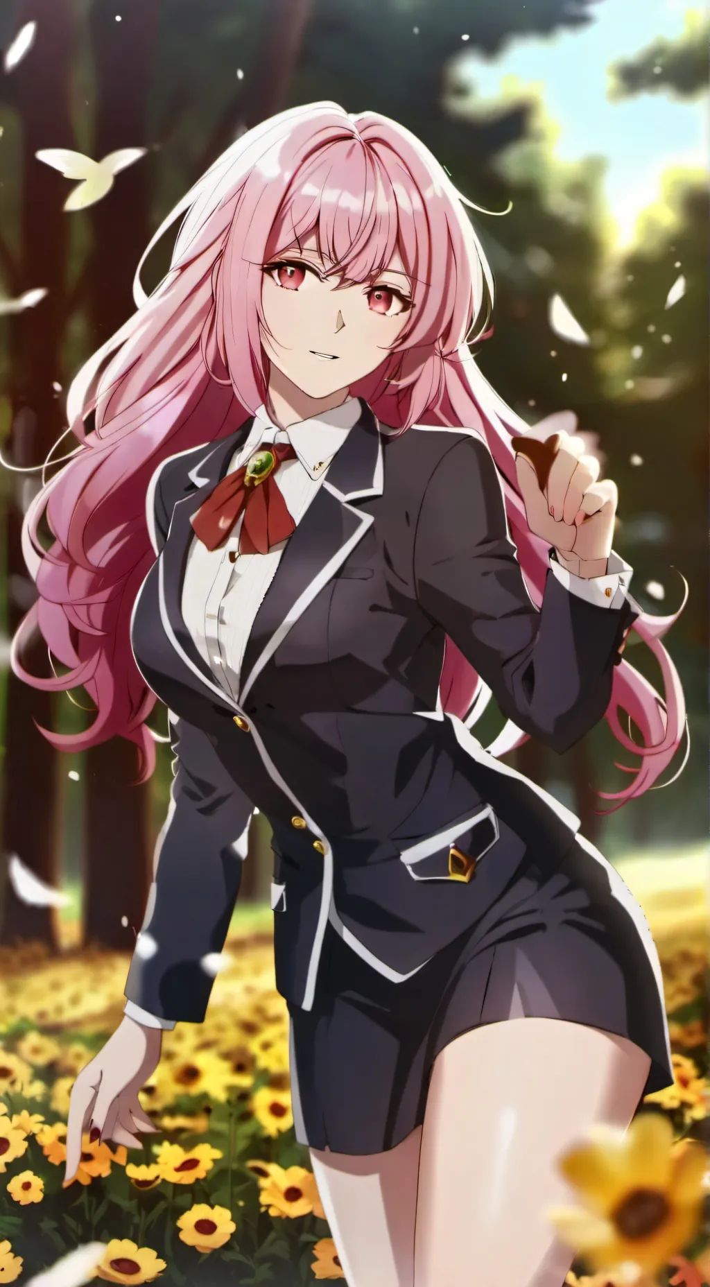 ai character: Ms Page background