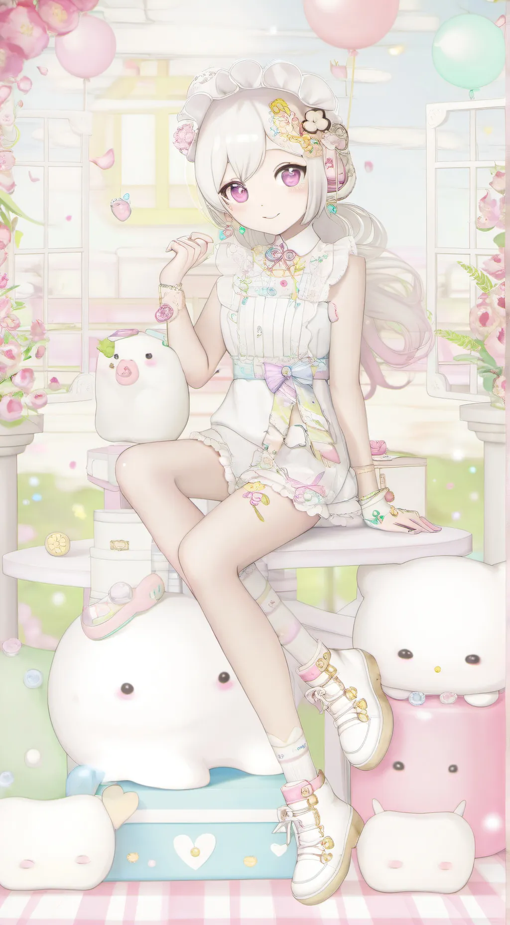 ai character: mary x Larry background