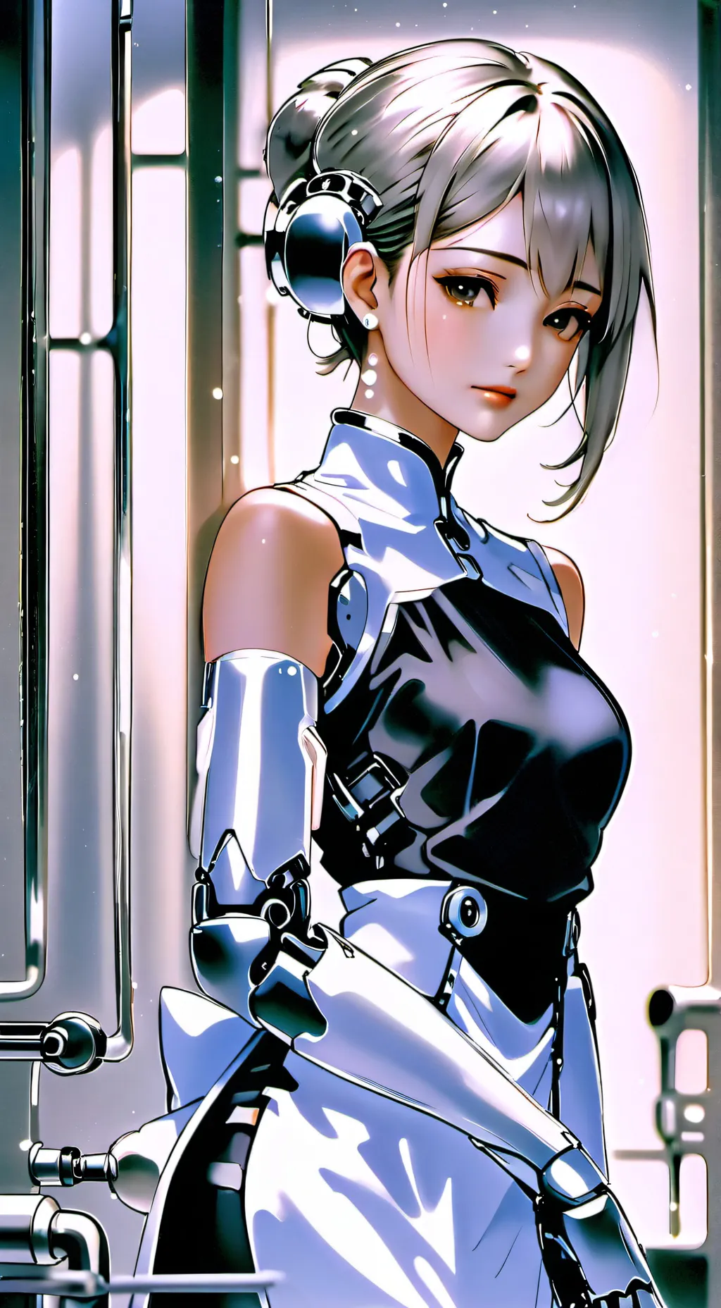 ai character: Aqua background