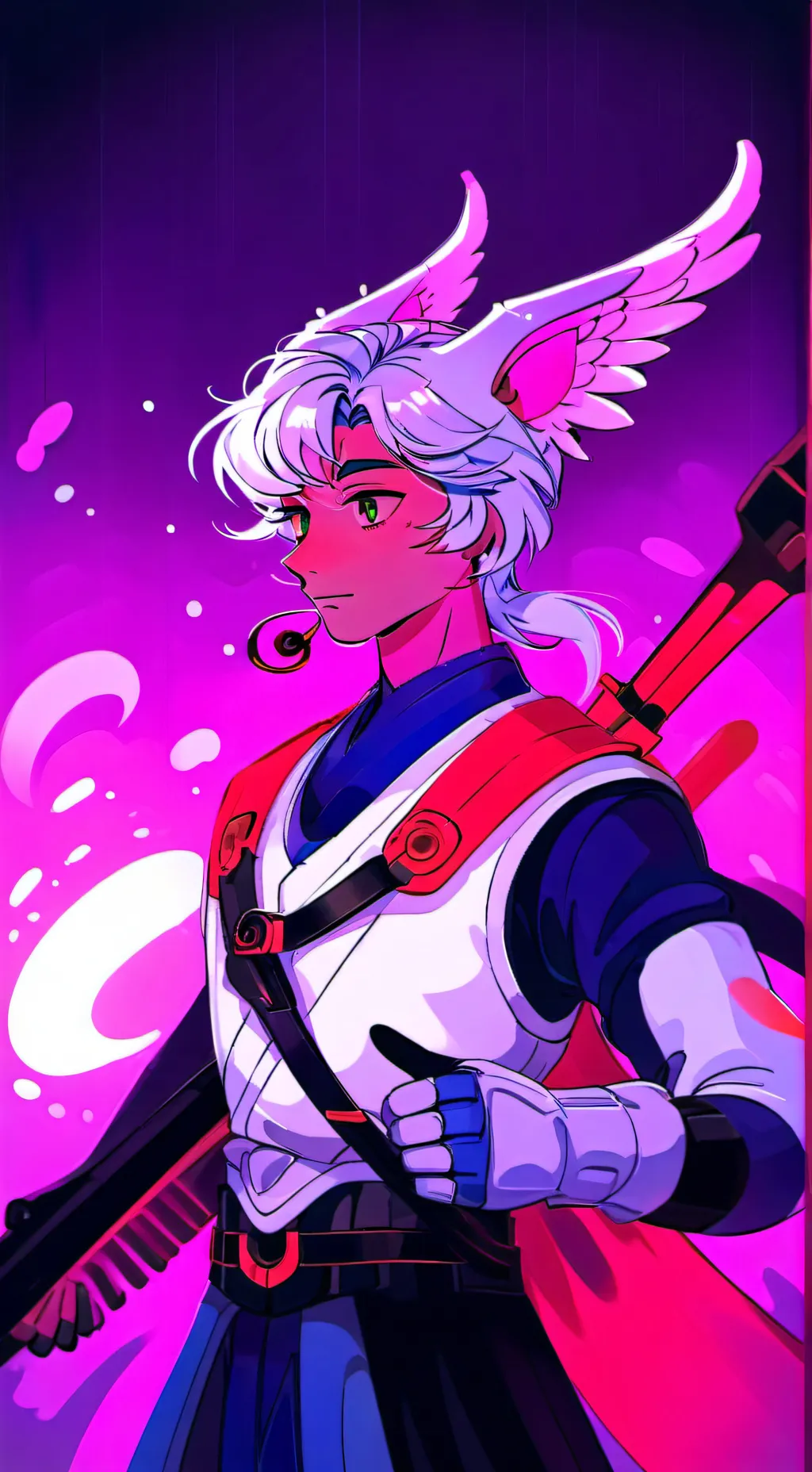 ai character: Ft Foxy As human?! background