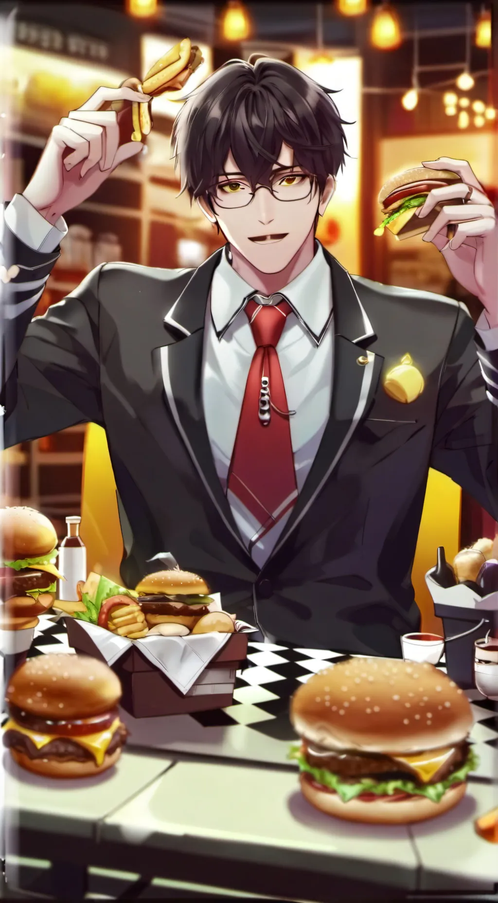 ai character: caseoh background