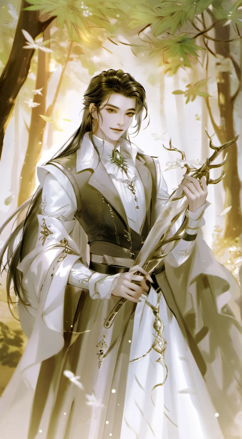 ai character: Caeser Woods. background