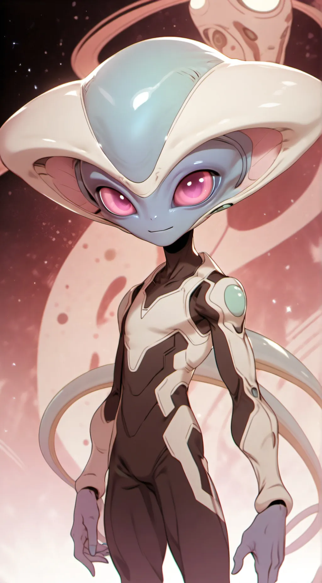 ai character: Lira Blu background
