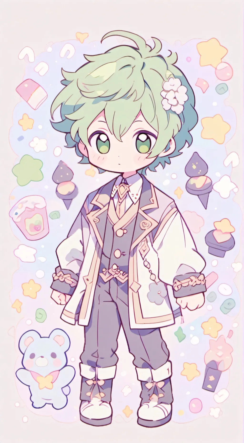 ai character: Mha gender swap background