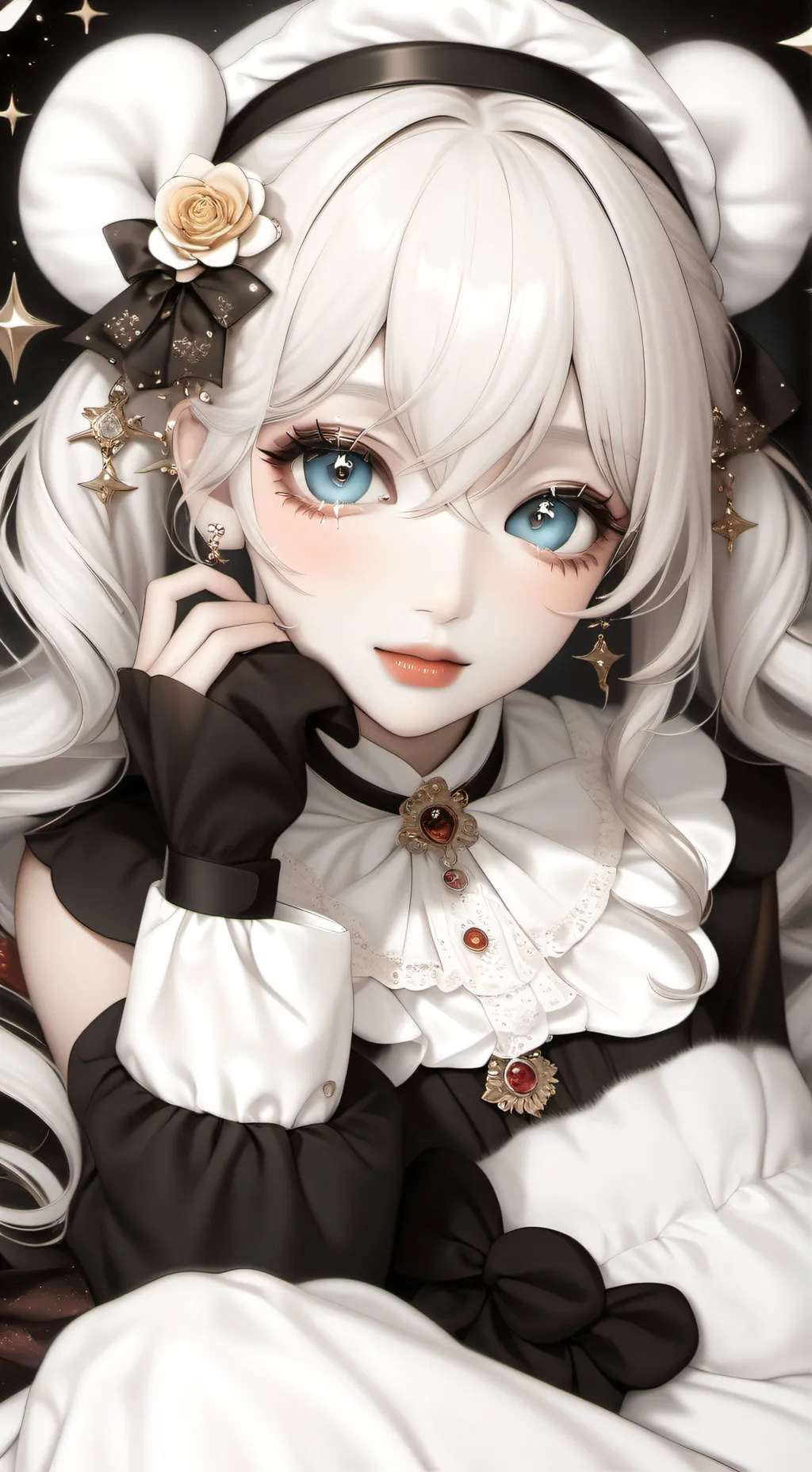 ai character: Eye Colours background