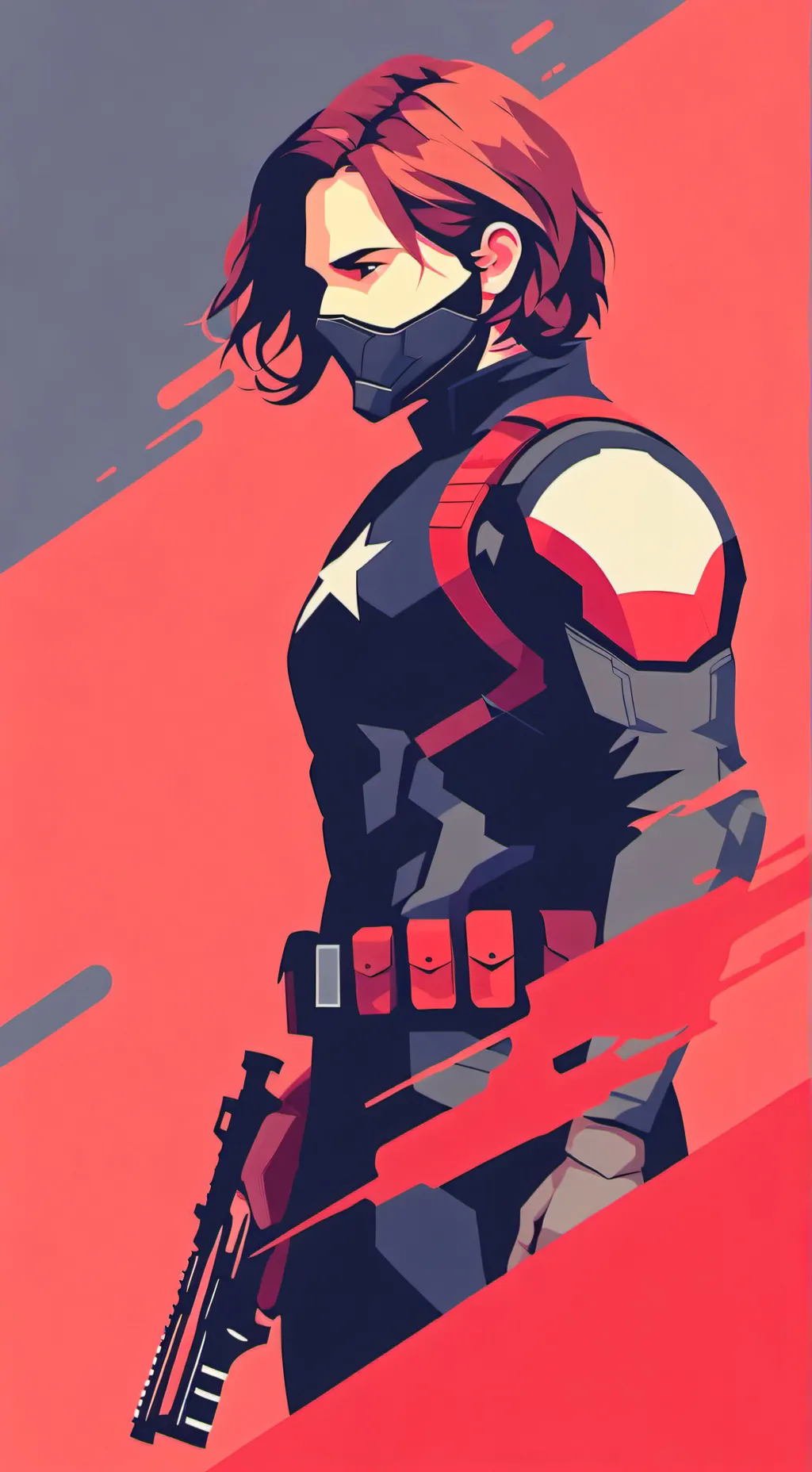 ai character: Winter Soldier  background