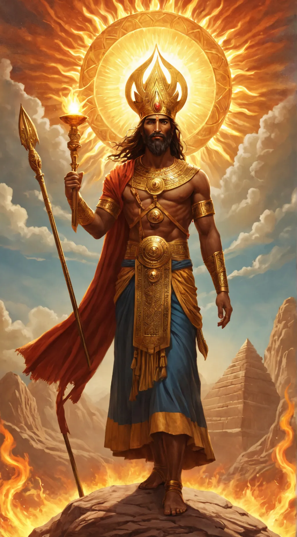 ai character: Ra background